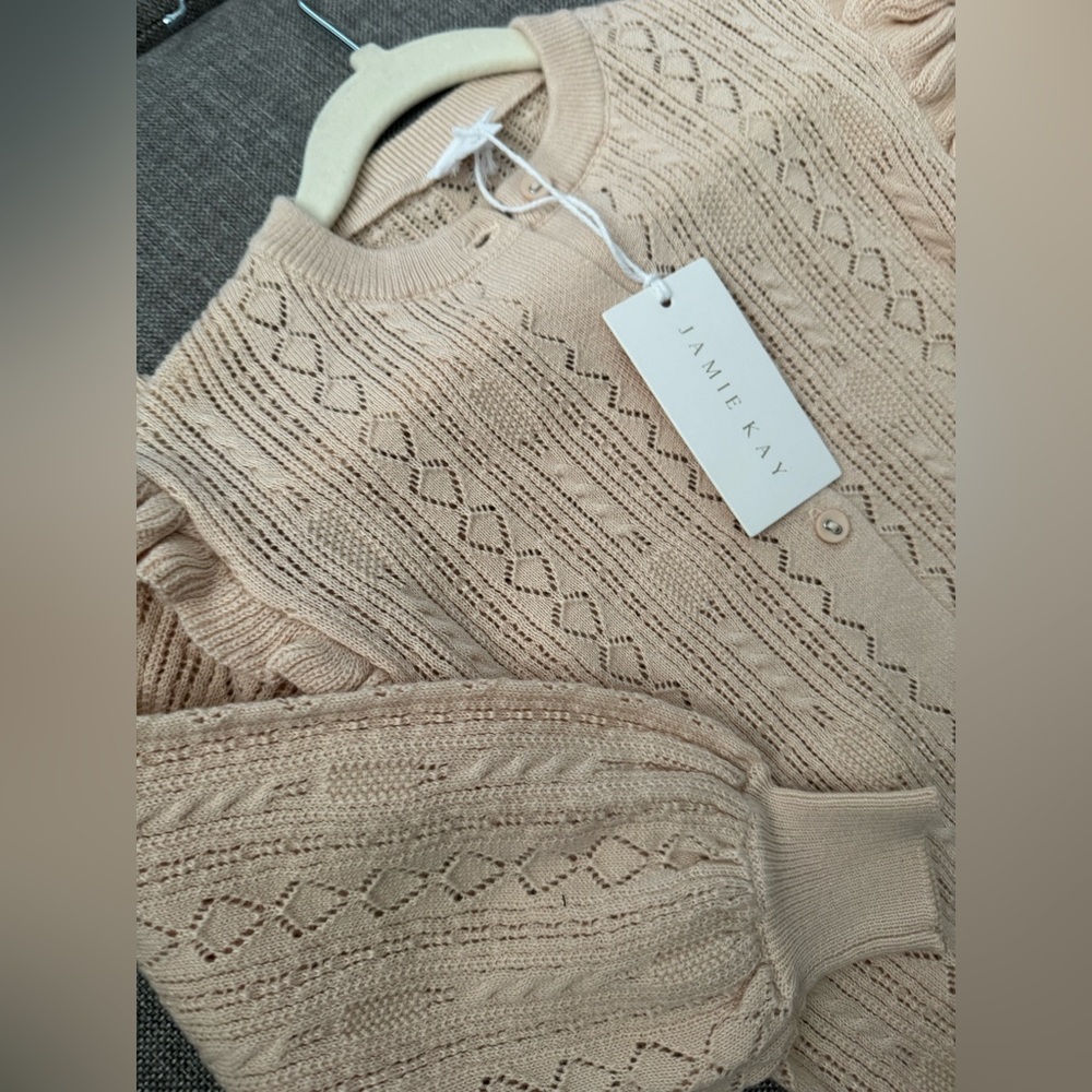 NWT Jaime Kay Brooklyn Cardigan Size 1YR - Picture 3 of 8